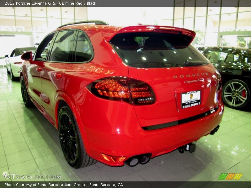 Carmine Red / Black 2013 Porsche Cayenne GTS