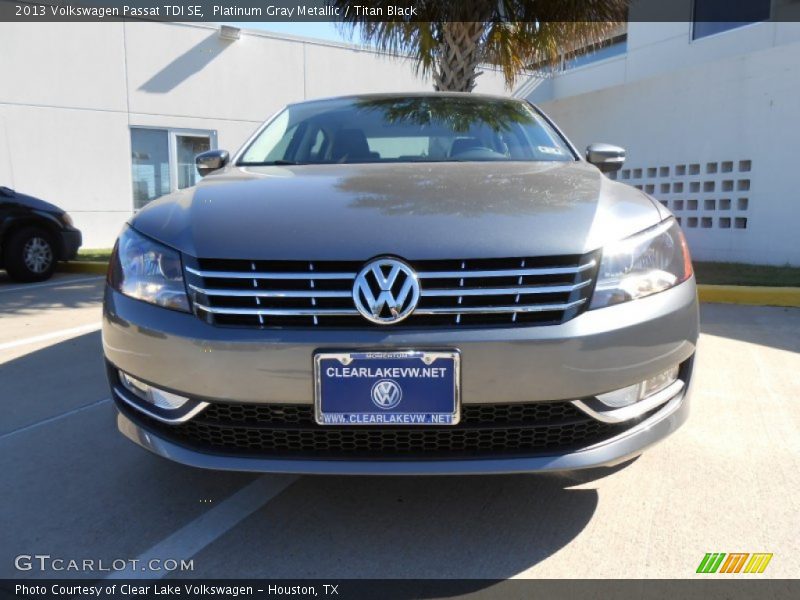 Platinum Gray Metallic / Titan Black 2013 Volkswagen Passat TDI SE