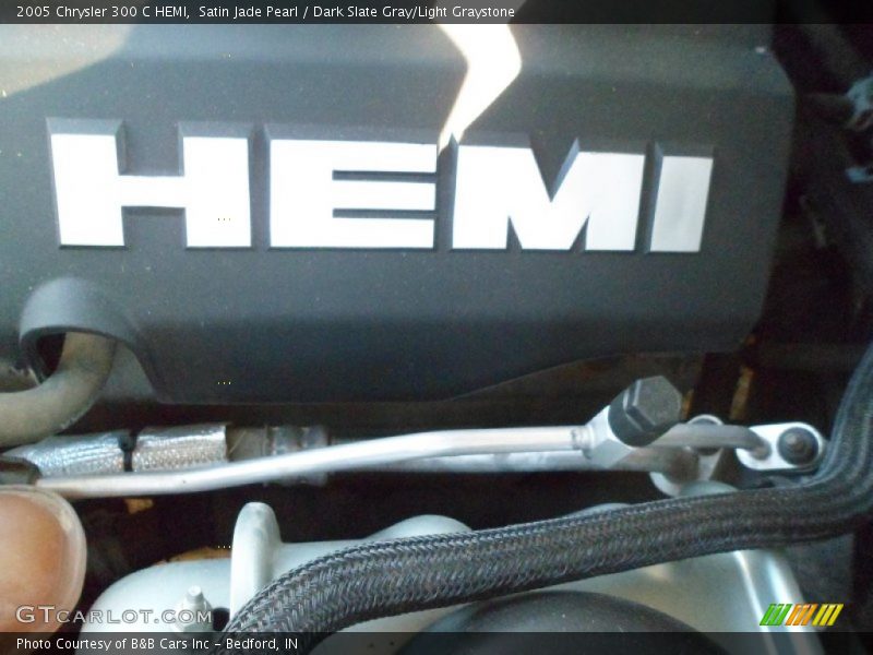 Satin Jade Pearl / Dark Slate Gray/Light Graystone 2005 Chrysler 300 C HEMI
