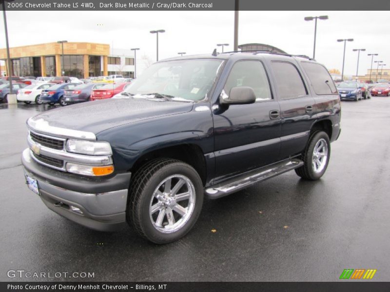 Dark Blue Metallic / Gray/Dark Charcoal 2006 Chevrolet Tahoe LS 4WD