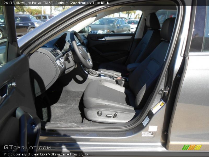 Platinum Gray Metallic / Titan Black 2013 Volkswagen Passat TDI SE