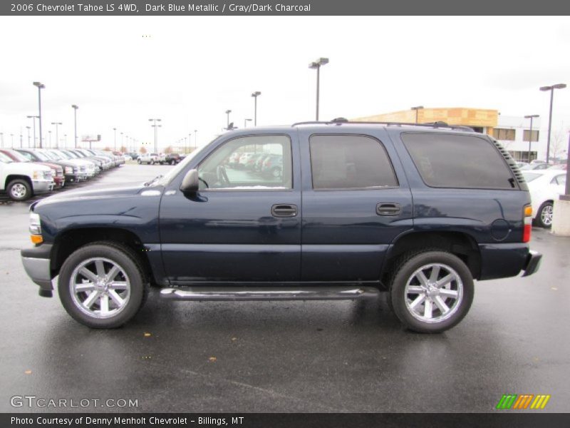 Dark Blue Metallic / Gray/Dark Charcoal 2006 Chevrolet Tahoe LS 4WD