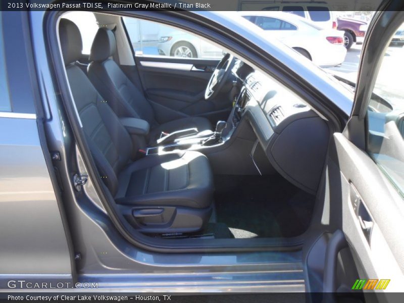 Platinum Gray Metallic / Titan Black 2013 Volkswagen Passat TDI SE