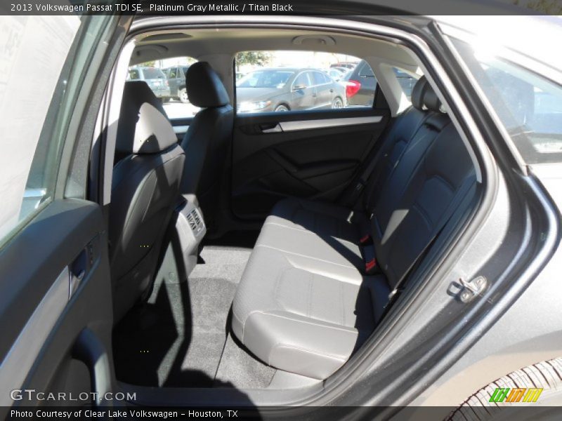 Platinum Gray Metallic / Titan Black 2013 Volkswagen Passat TDI SE