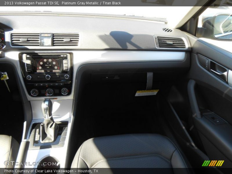 Platinum Gray Metallic / Titan Black 2013 Volkswagen Passat TDI SE