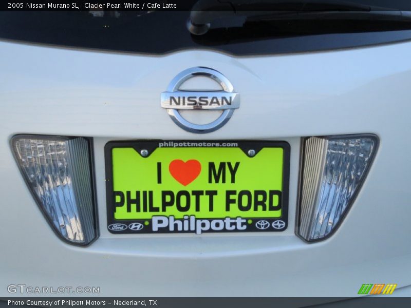 Glacier Pearl White / Cafe Latte 2005 Nissan Murano SL
