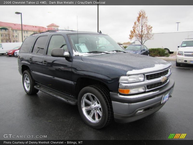 Dark Blue Metallic / Gray/Dark Charcoal 2006 Chevrolet Tahoe LS 4WD