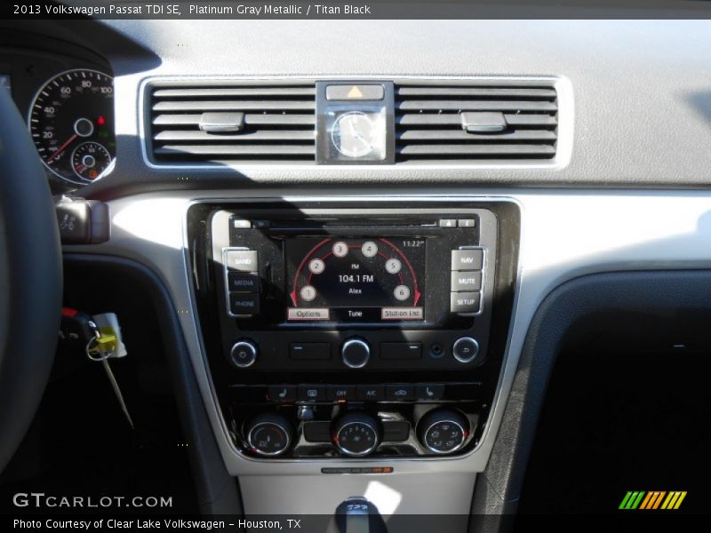 Platinum Gray Metallic / Titan Black 2013 Volkswagen Passat TDI SE