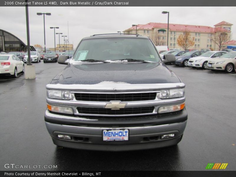 Dark Blue Metallic / Gray/Dark Charcoal 2006 Chevrolet Tahoe LS 4WD