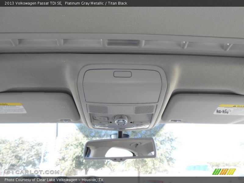 Platinum Gray Metallic / Titan Black 2013 Volkswagen Passat TDI SE