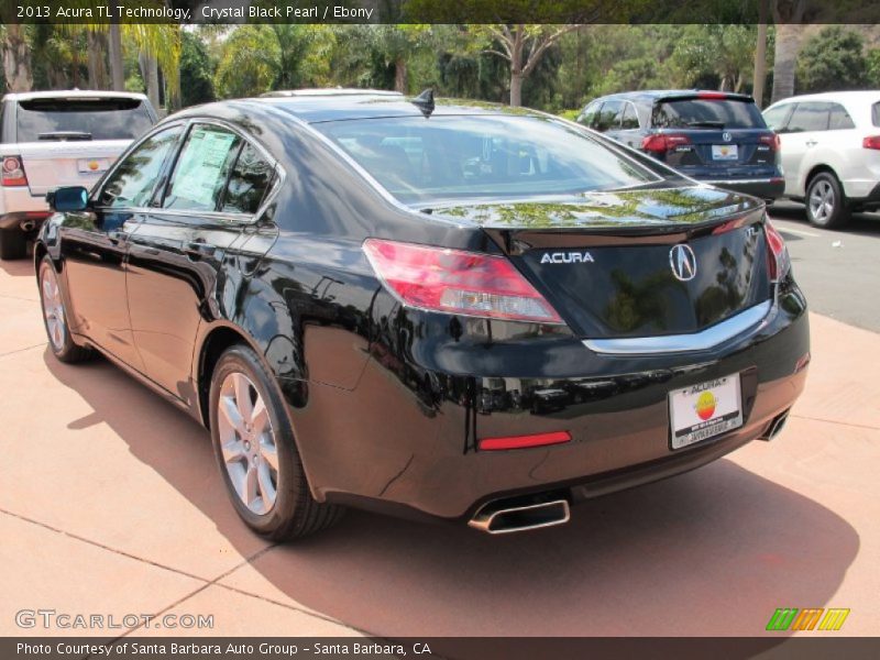 Crystal Black Pearl / Ebony 2013 Acura TL Technology