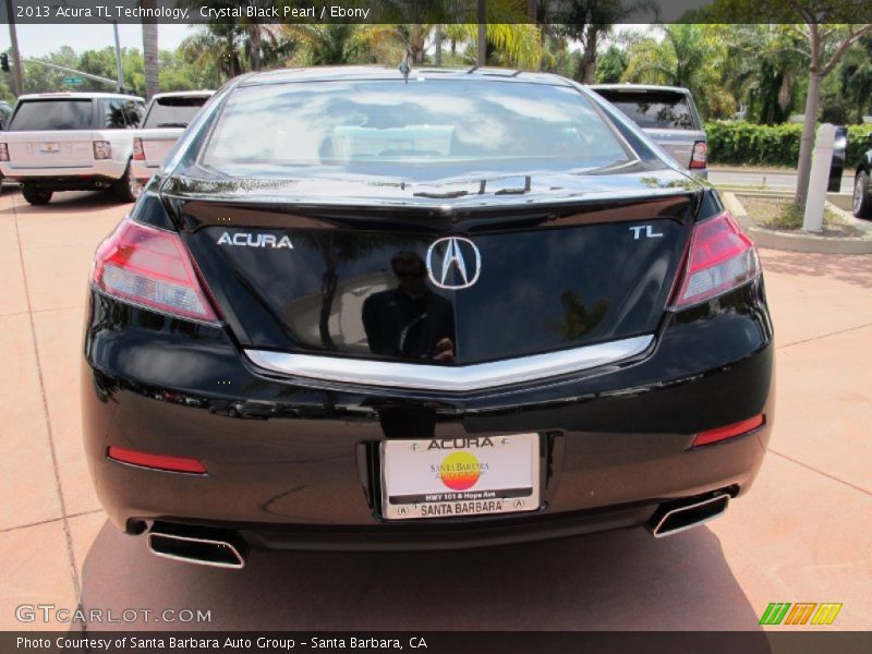 Crystal Black Pearl / Ebony 2013 Acura TL Technology
