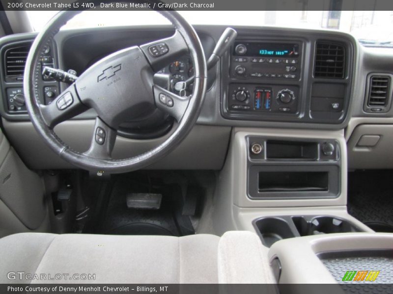 Dark Blue Metallic / Gray/Dark Charcoal 2006 Chevrolet Tahoe LS 4WD