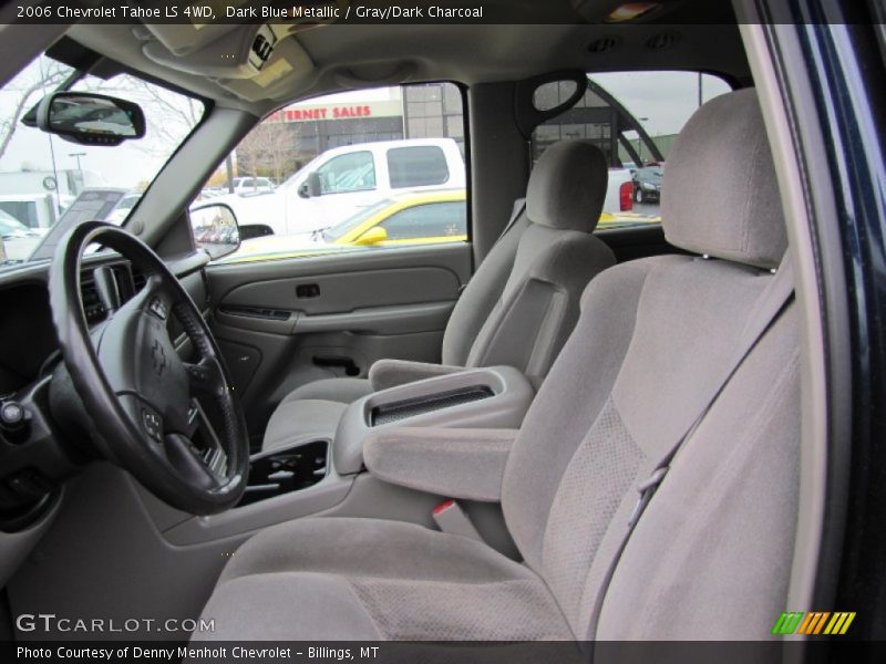 Dark Blue Metallic / Gray/Dark Charcoal 2006 Chevrolet Tahoe LS 4WD