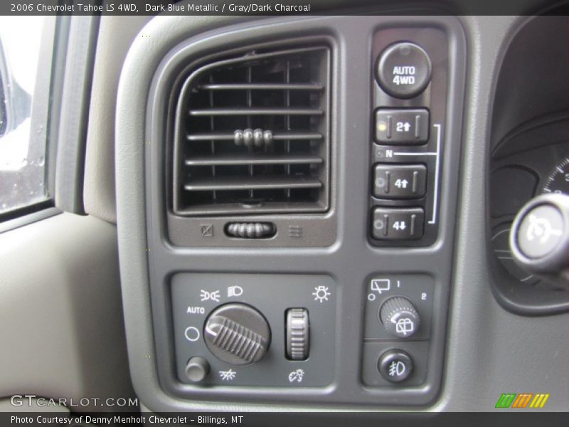 Dark Blue Metallic / Gray/Dark Charcoal 2006 Chevrolet Tahoe LS 4WD