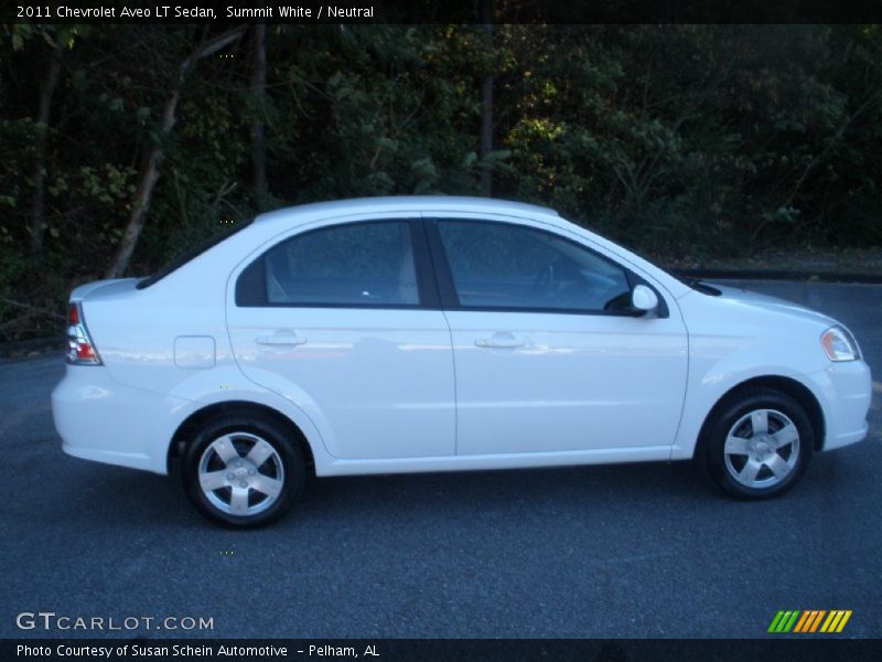 Summit White / Neutral 2011 Chevrolet Aveo LT Sedan