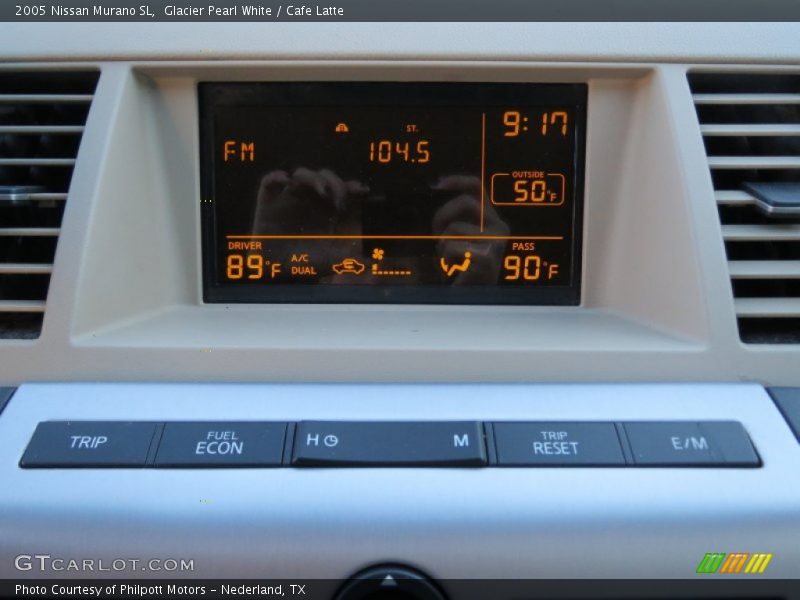 Glacier Pearl White / Cafe Latte 2005 Nissan Murano SL