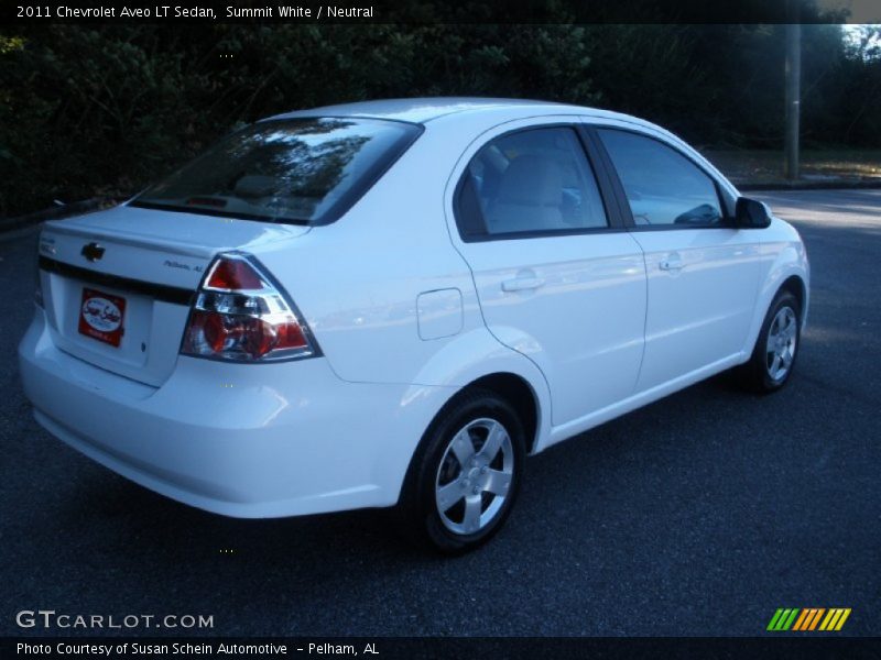 Summit White / Neutral 2011 Chevrolet Aveo LT Sedan
