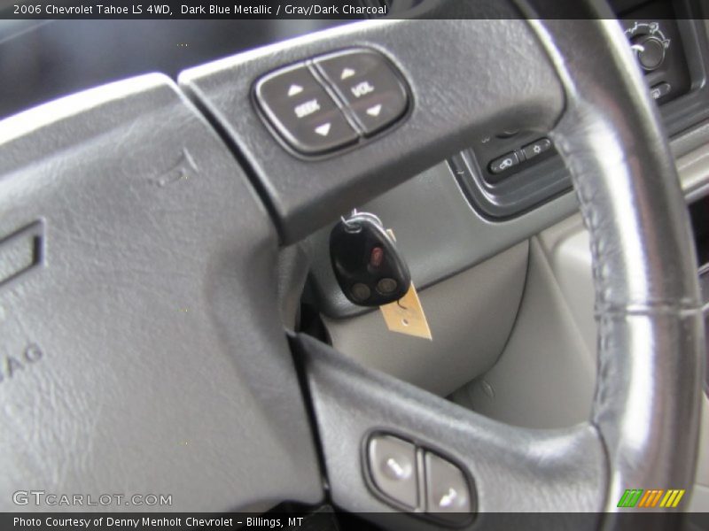 Dark Blue Metallic / Gray/Dark Charcoal 2006 Chevrolet Tahoe LS 4WD