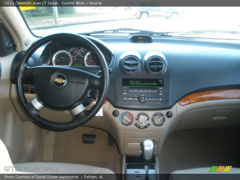 Summit White / Neutral 2011 Chevrolet Aveo LT Sedan