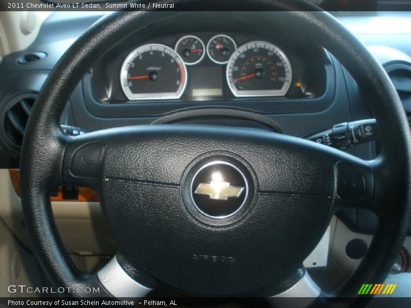 Summit White / Neutral 2011 Chevrolet Aveo LT Sedan
