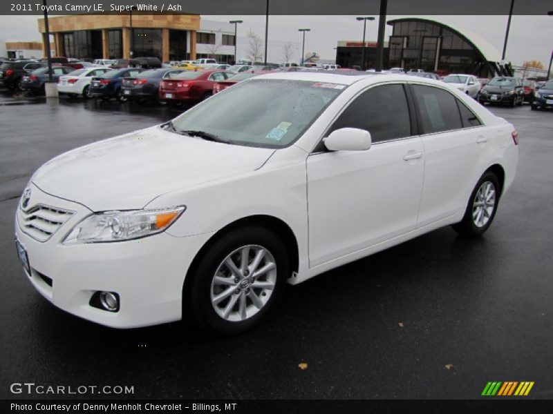 Super White / Ash 2011 Toyota Camry LE