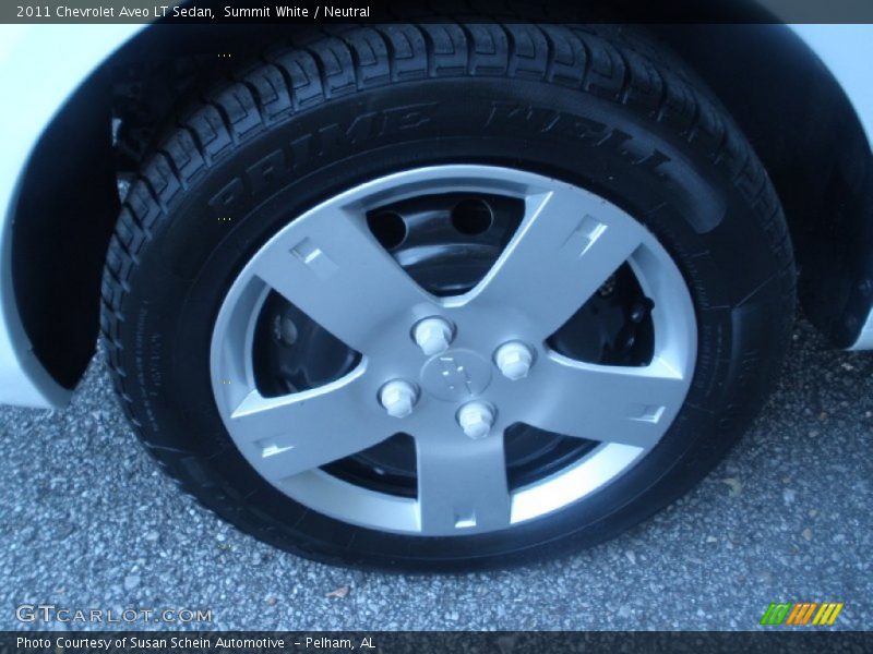 Summit White / Neutral 2011 Chevrolet Aveo LT Sedan