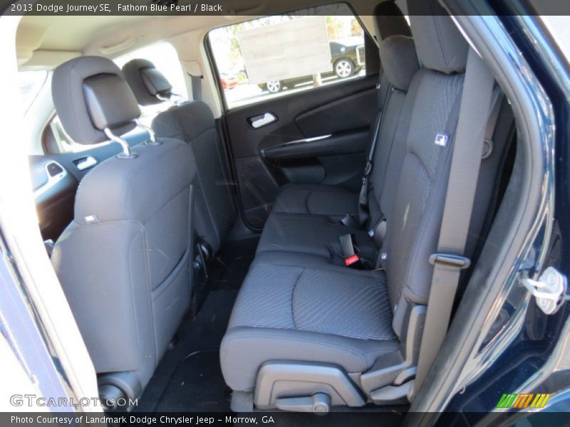 Fathom Blue Pearl / Black 2013 Dodge Journey SE