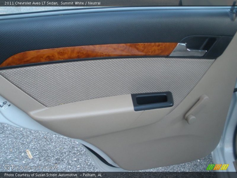 Summit White / Neutral 2011 Chevrolet Aveo LT Sedan