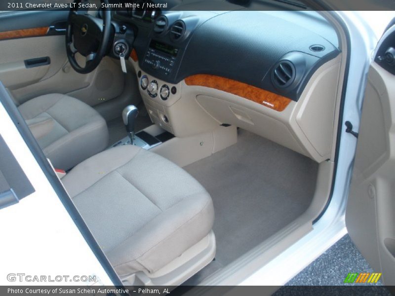 Summit White / Neutral 2011 Chevrolet Aveo LT Sedan