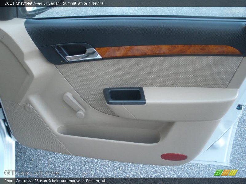 Summit White / Neutral 2011 Chevrolet Aveo LT Sedan