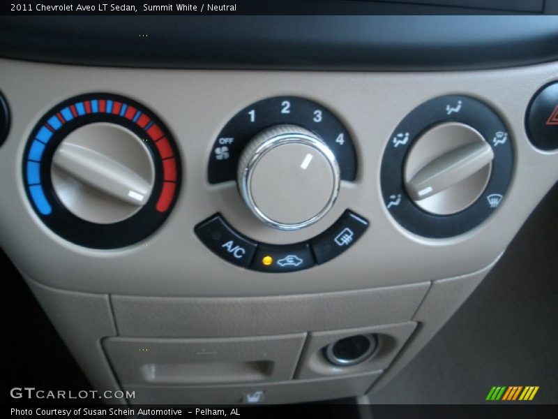 Summit White / Neutral 2011 Chevrolet Aveo LT Sedan