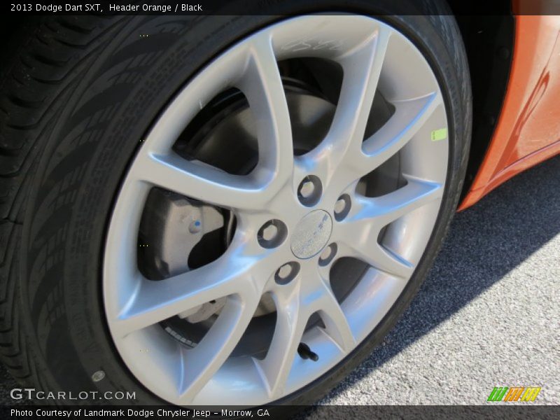 Header Orange / Black 2013 Dodge Dart SXT