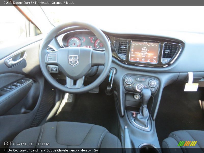 Header Orange / Black 2013 Dodge Dart SXT
