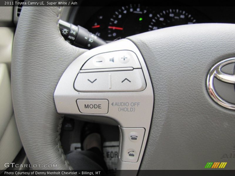 Super White / Ash 2011 Toyota Camry LE
