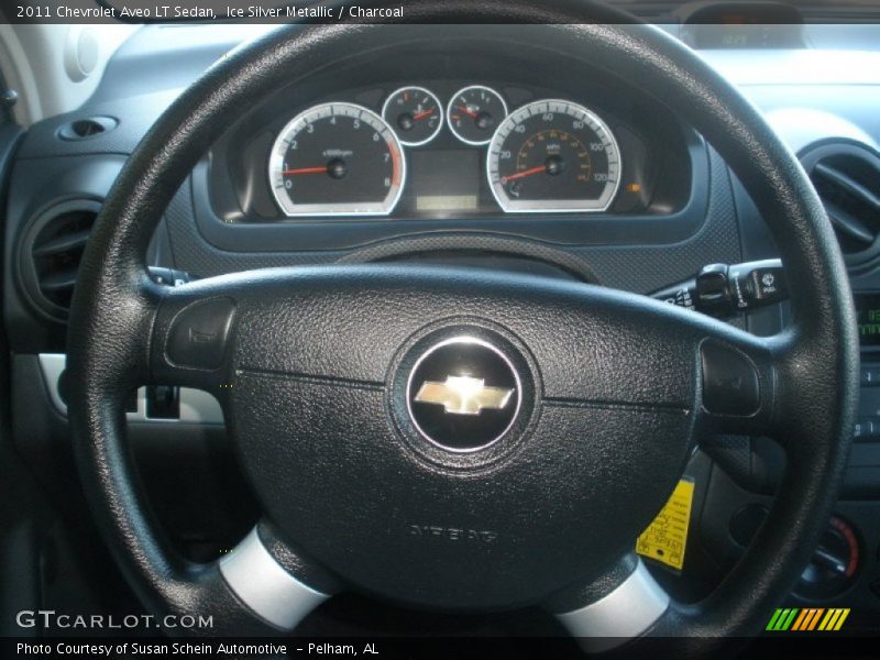 Ice Silver Metallic / Charcoal 2011 Chevrolet Aveo LT Sedan