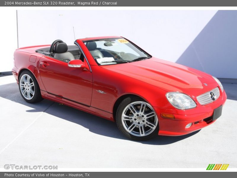 Magma Red / Charcoal 2004 Mercedes-Benz SLK 320 Roadster