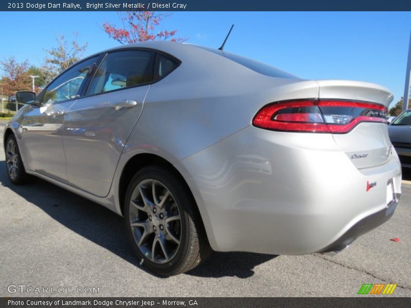 Bright Silver Metallic / Diesel Gray 2013 Dodge Dart Rallye