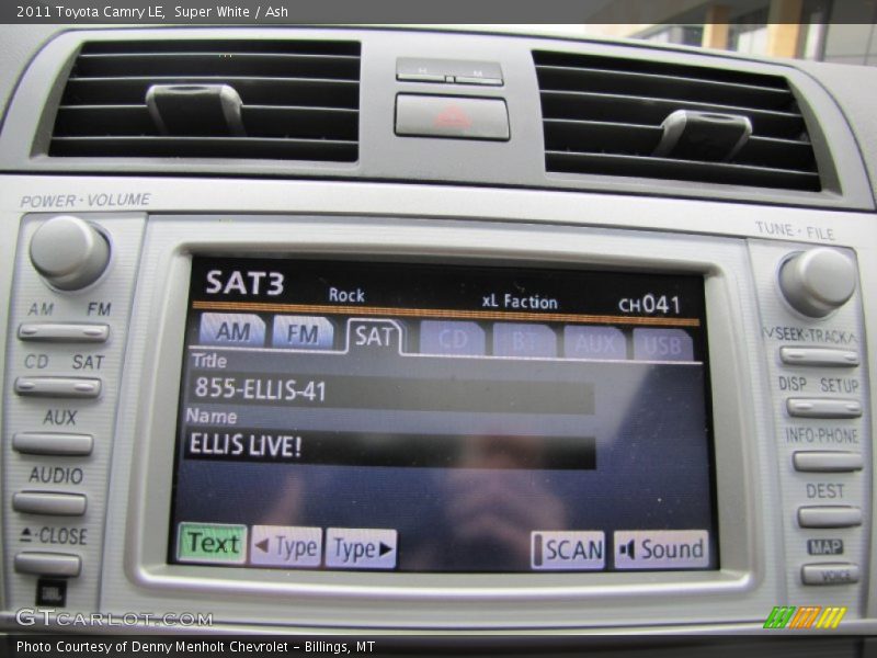 Super White / Ash 2011 Toyota Camry LE