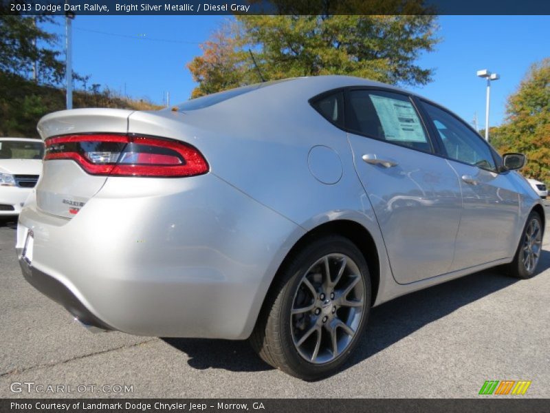 Bright Silver Metallic / Diesel Gray 2013 Dodge Dart Rallye