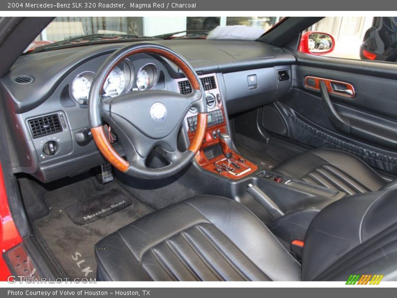 Charcoal Interior - 2004 SLK 320 Roadster 