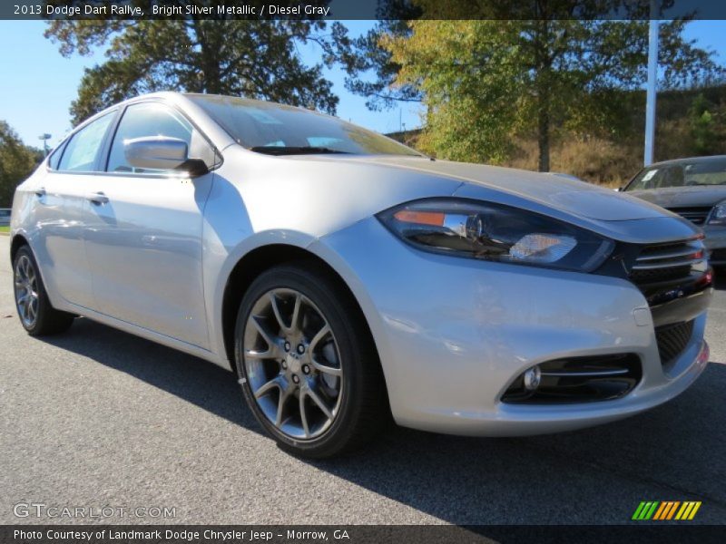 Bright Silver Metallic / Diesel Gray 2013 Dodge Dart Rallye