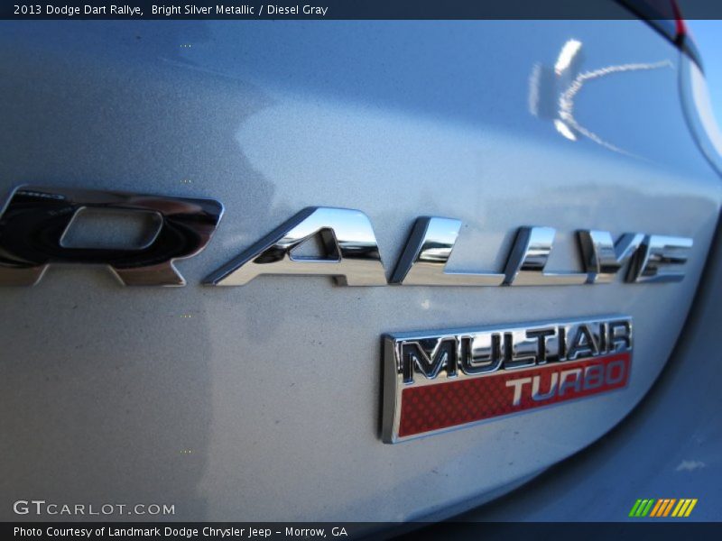 Bright Silver Metallic / Diesel Gray 2013 Dodge Dart Rallye
