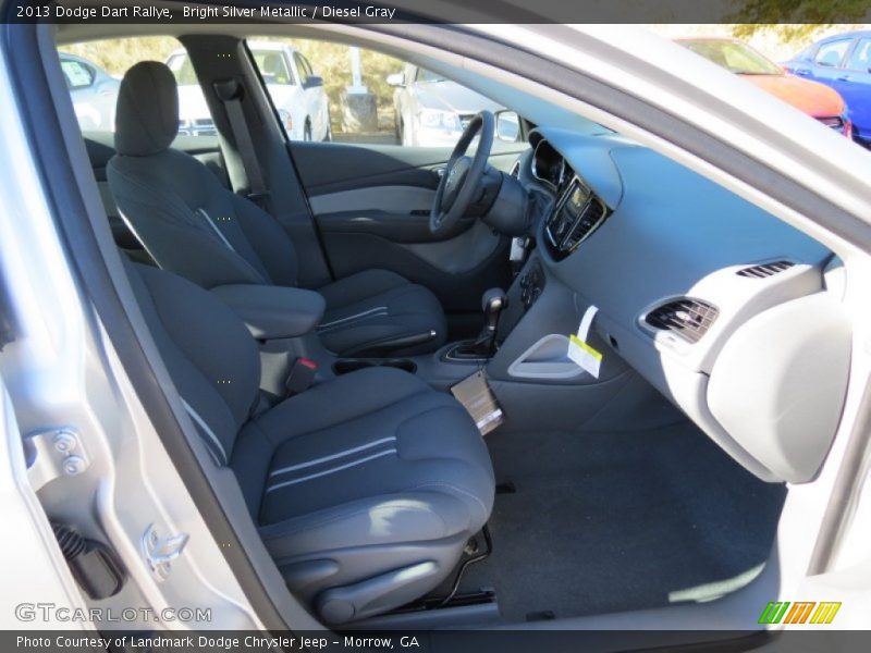 Bright Silver Metallic / Diesel Gray 2013 Dodge Dart Rallye