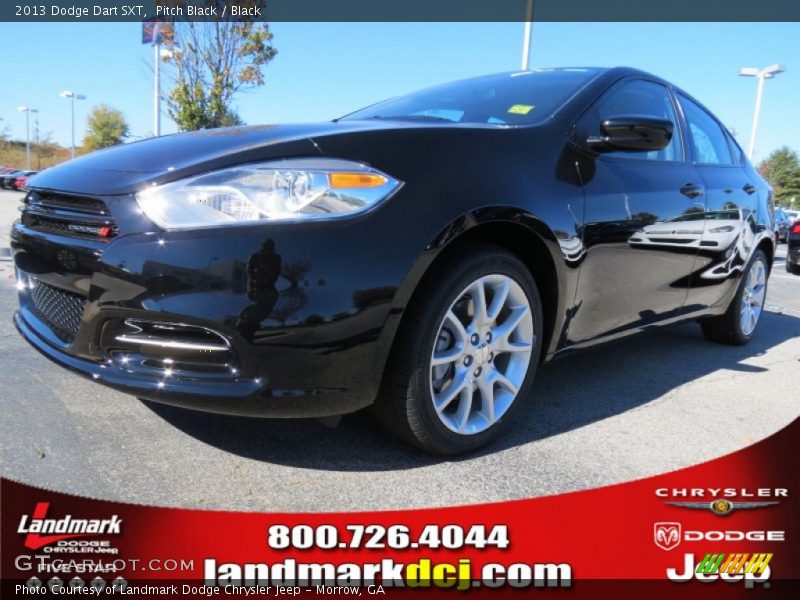 Pitch Black / Black 2013 Dodge Dart SXT
