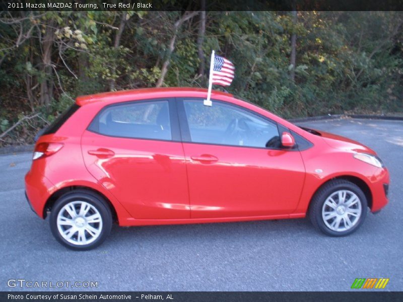 True Red / Black 2011 Mazda MAZDA2 Touring
