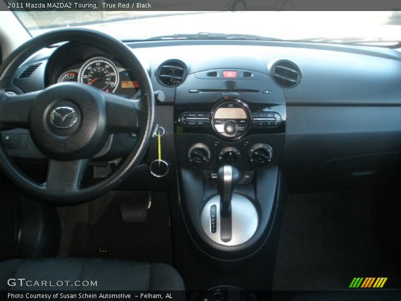 True Red / Black 2011 Mazda MAZDA2 Touring