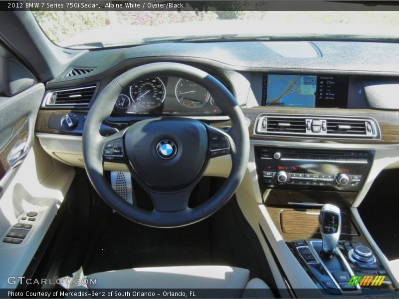 Dashboard of 2012 7 Series 750i Sedan