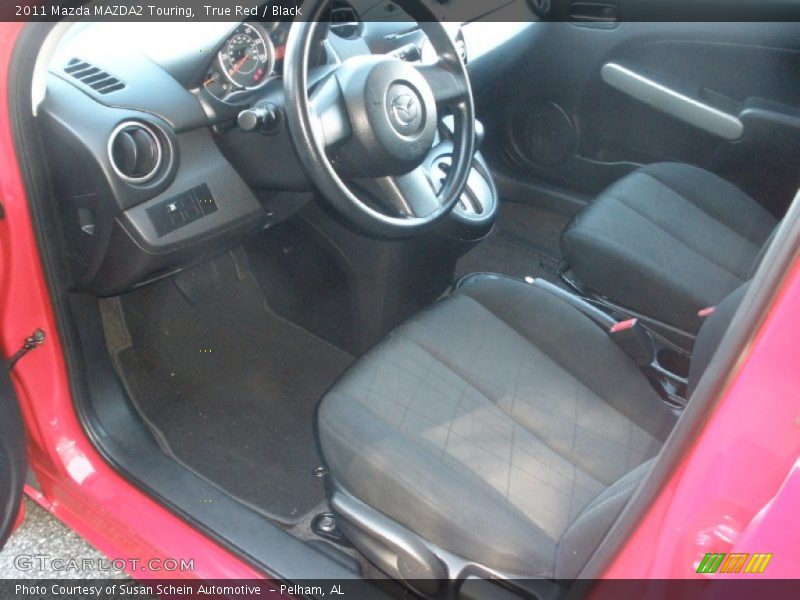 True Red / Black 2011 Mazda MAZDA2 Touring