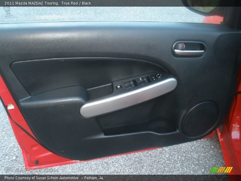 True Red / Black 2011 Mazda MAZDA2 Touring